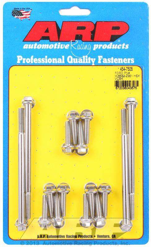 ARP Valve Cover Bolt Kit, Hex Nut S/S (AR454-7503) AR454-7503