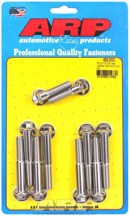 ARP Intake Manifold Bolt Kit, Hex Head S/S (AR455-2002)