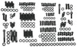 ARP Engine Accessory Bolt Kit, Hex Head Black Oxide (AR535-9801) AR535-9801