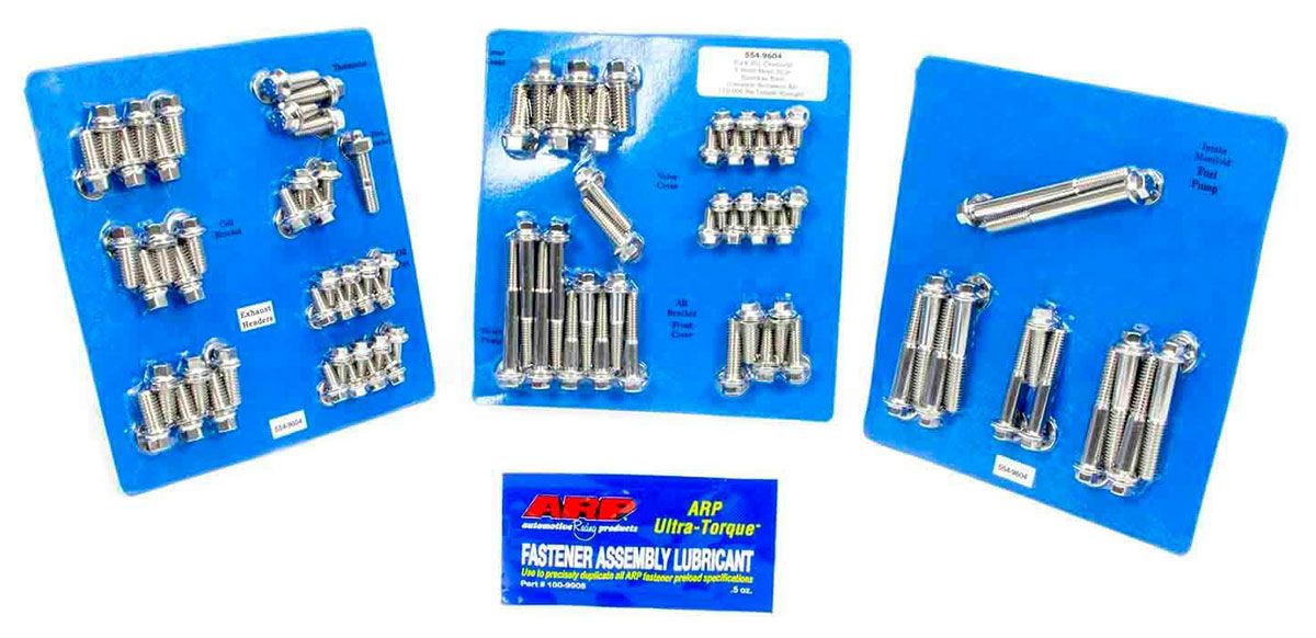 ARP Engine Accessory Bolt Kit, Hex Head S/S (AR554-9604)