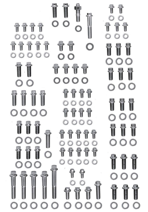 ARP Engine Accessory Bolt Kit, Hex Head S/S (AR554-9604)