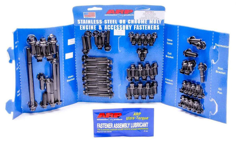 ARP Engine Accessory Bolt Kit, Hex Head Black Oxide (AR554-9803) AR554-9803