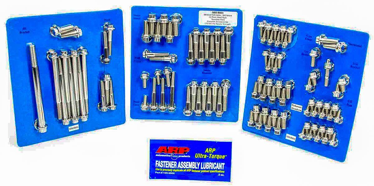 ARP Engine Accessory Bolt Kit, 12-Point Head S/S (AR555-9501)