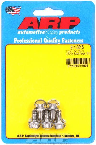 ARP 5-Pack Bolt Kit, 12-Point Head S/S (AR611-0515) AR611-0515