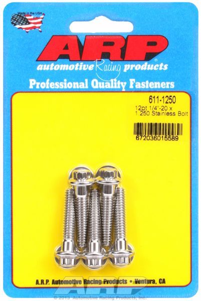 ARP 5-Pack Bolt Kit, 12-Point Head S/S (AR611-1250)