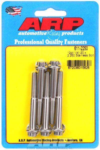 ARP 5-Pack Bolt Kit, 12-Point Head S/S (AR611-2250) AR611-2250