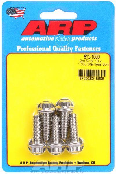 ARP 5-Pack Bolt Kit, 12-Point Head S/S (AR612-1000) AR612-1000
