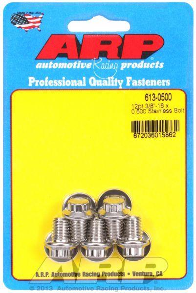 ARP 5-Pack Bolt Kit, 12-Point Head S/S (AR613-0500) AR613-0500