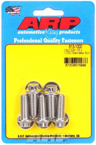 ARP 5-Pack Bolt Kit, 12-Point Head S/S (AR613-1000) AR613-1000