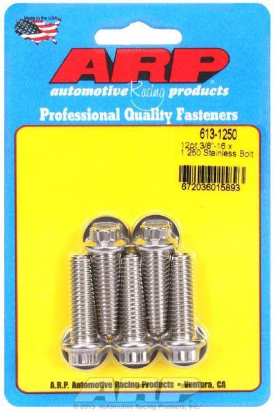 ARP 5-Pack Bolt Kit, 12-Point Head S/S (AR613-1250) AR613-1250