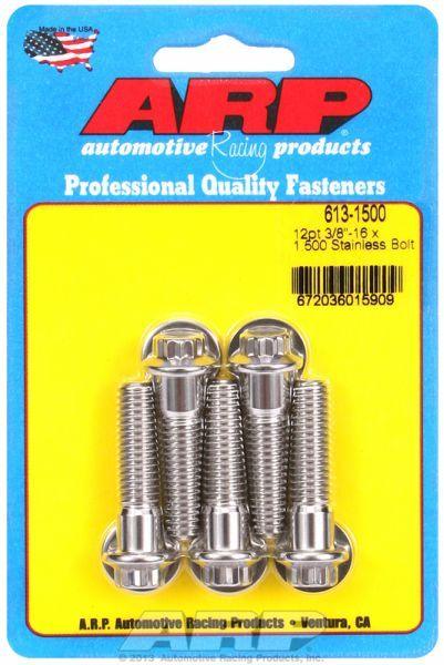 ARP 5-Pack Bolt Kit, 12-Point Head S/S (AR613-1500) AR613-1500