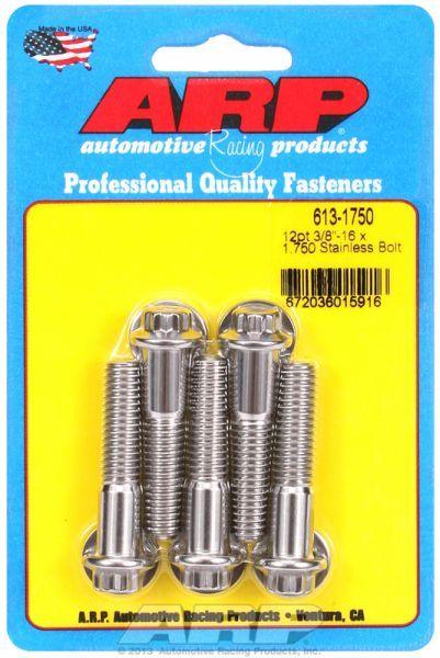 ARP 5-Pack Bolt Kit, 12-Point Head S/S (AR613-1750) AR613-1750