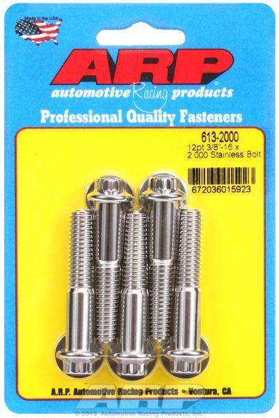 ARP 5-Pack Bolt Kit, 12-Point Head S/S (AR613-2000) AR613-2000