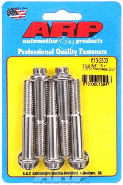 ARP 5-Pack Bolt Kit, 12-Point Head S/S (AR613-2500) AR613-2500