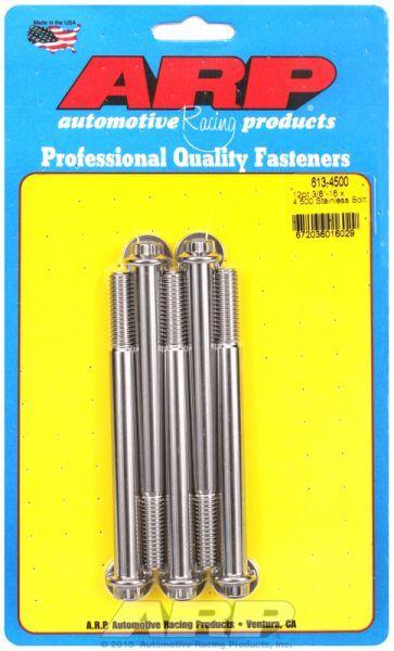 ARP 5-Pack Bolt Kit, 12-Point Head S/S (AR613-4500) AR613-4500