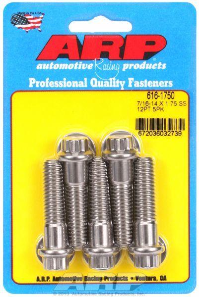 ARP 5-Pack Bolt Kit, 12-Point Head S/S (AR616-1750) AR616-1750
