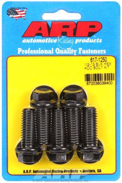 ARP 5-Pack Bolt Kit, Hex Head Black Oxide (AR617-1250) AR617-1250