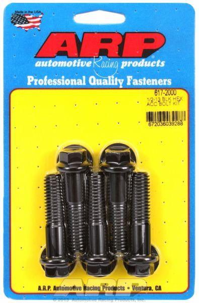 ARP 5-Pack Bolt Kit, Hex Head Black Oxide (AR617-2000) AR617-2000