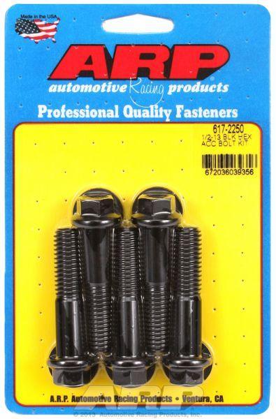 ARP 5-Pack Bolt Kit, Hex Head Black Oxide (AR617-2250) AR617-2250