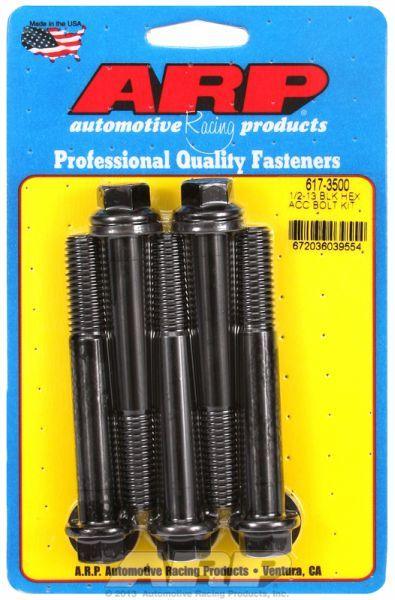ARP 5-Pack Bolt Kit, Hex Head Black Oxide (AR617-3500) AR617-3500