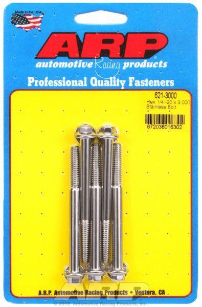 ARP 5-Pack Bolt Kit, Hex Head S/S (AR621-3000) AR621-3000