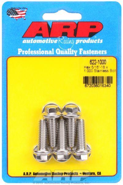 ARP 5-Pack Bolt Kit, Hex Head S/S (AR622-1000) AR622-1000