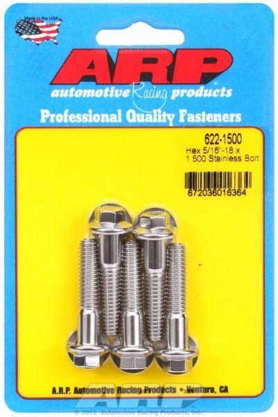 ARP 5-Pack Bolt Kit, Hex Head S/S (AR622-1500) AR622-1500