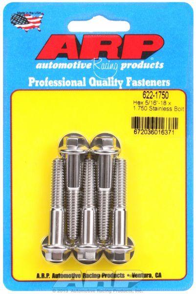 ARP 5-Pack Bolt Kit, Hex Head S/S (AR622-1750) AR622-1750