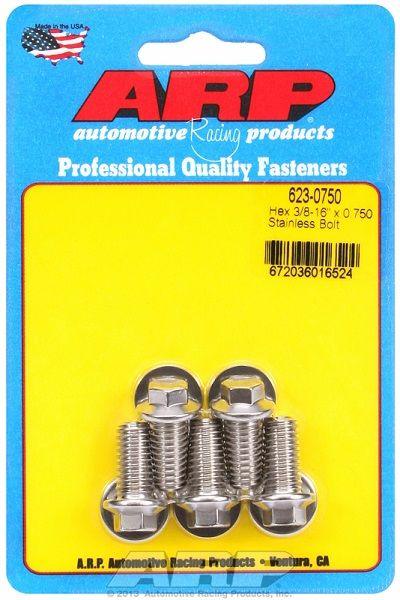 ARP 5-Pack Bolt Kit, Hex Head S/S (AR623-0750) AR623-0750
