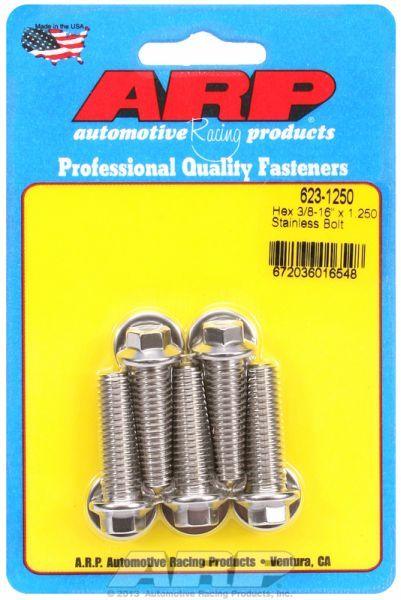 ARP 5-Pack Bolt Kit, Hex Head S/S (AR623-1250) AR623-1250