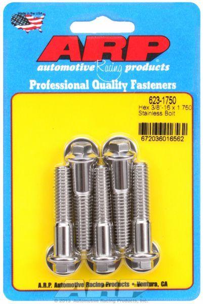ARP 5-Pack Bolt Kit, Hex Head S/S (AR623-1750) AR623-1750