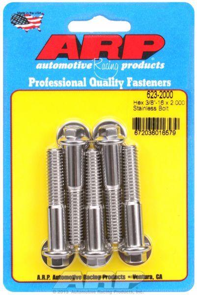 ARP 5-Pack Bolt Kit, Hex Head S/S (AR623-2000) AR623-2000