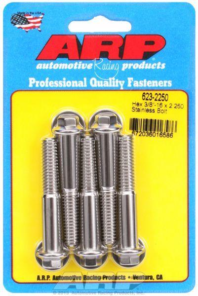 ARP 5-Pack Bolt Kit, Hex Head S/S (AR623-2250) AR623-2250