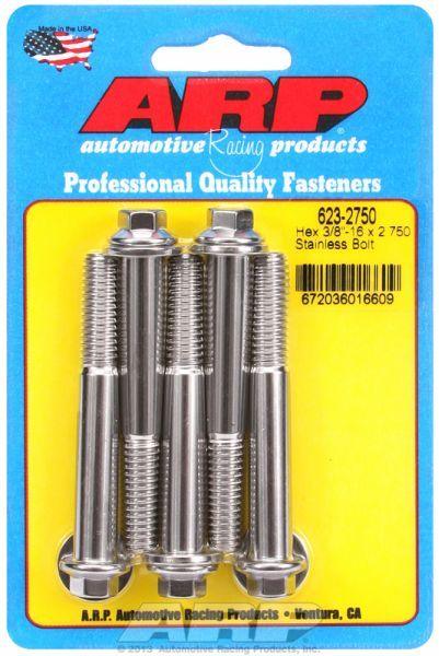 ARP 5-Pack Bolt Kit, Hex Head S/S (AR623-2750) AR623-2750