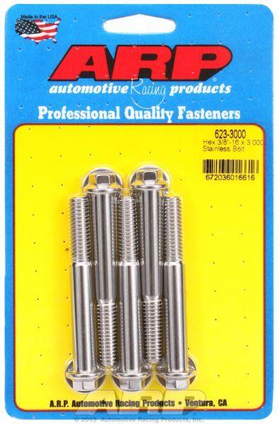 ARP 5-Pack Bolt Kit, Hex Head S/S (AR623-3000) AR623-3000