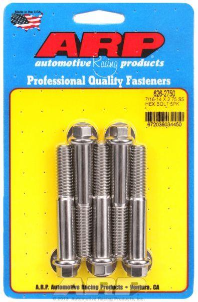 ARP 5-Pack Bolt Kit, Hex Head S/S (AR626-2750) AR626-2750