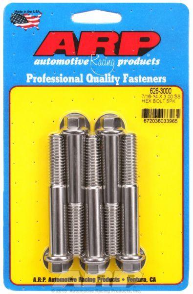 ARP 5-Pack Bolt Kit, Hex Head S/S (AR626-3000) AR626-3000