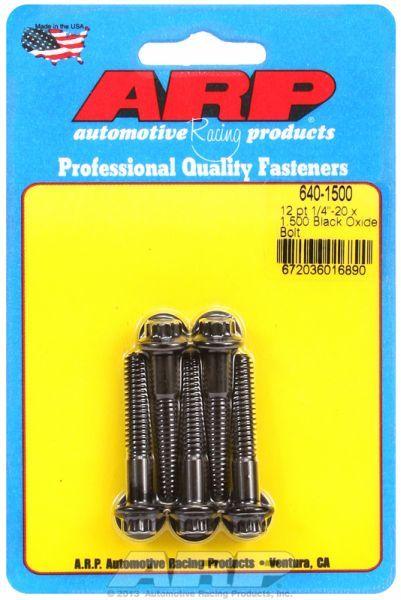 ARP 5-Pack Bolt Kit, 12-Point Head Black Oxide (AR640-1500) AR640-1500