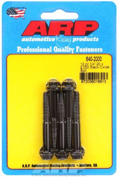 ARP 5-Pack Bolt Kit, 12-Point Head Black Oxide (AR640-2000) AR640-2000