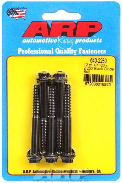 ARP 5-Pack Bolt Kit, 12-Point Head Black Oxide (AR640-2250) AR640-2250