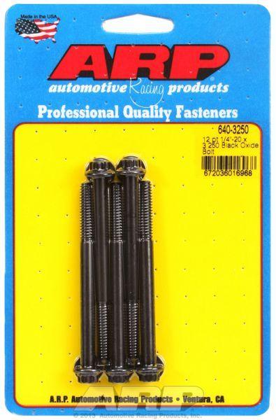 ARP 5-Pack Bolt Kit, 12-Point Head Black Oxide (AR640-3250) AR640-3250
