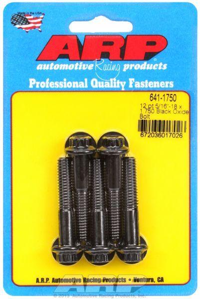 ARP 5-Pack Bolt Kit, 12-Point Head Black Oxide (AR641-1750) AR641-1750