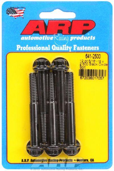 ARP 5-Pack Bolt Kit, 12-Point Head Black Oxide (AR641-2500) AR641-2500