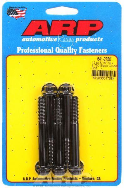ARP 5-Pack Bolt Kit, 12-Point Head Black Oxide (AR641-2750) AR641-2750