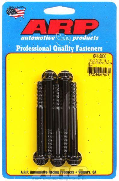 ARP 5-Pack Bolt Kit, 12-Point Head Black Oxide (AR641-3000) AR641-3000