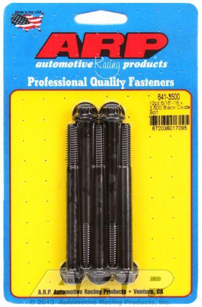 ARP 5-Pack Bolt Kit, 12-Point Head Black Oxide (AR641-3500) AR641-3500