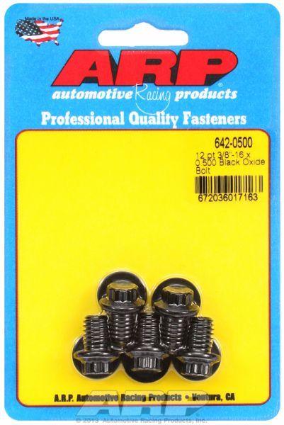 ARP 5-Pack Bolt Kit, 12-Point Head Black Oxide (AR642-0500) AR642-0500