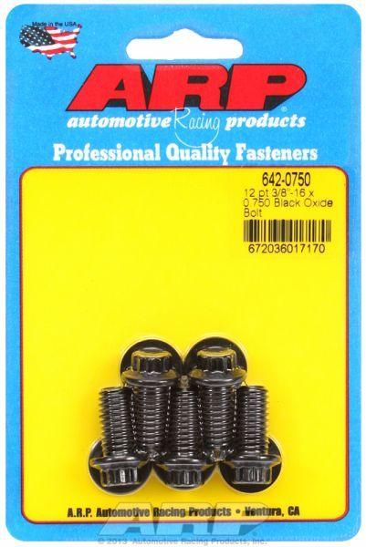 ARP 5-Pack Bolt Kit, 12-Point Head Black Oxide (AR642-0750) AR642-0750