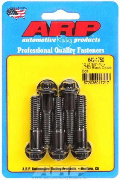 ARP 5-Pack Bolt Kit, 12-Point Head Black Oxide (AR642-1750) AR642-1750