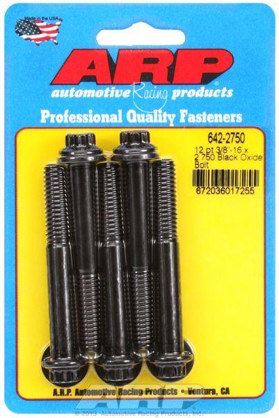 ARP 5-Pack Bolt Kit, 12-Point Head Black Oxide (AR642-2750) AR642-2750